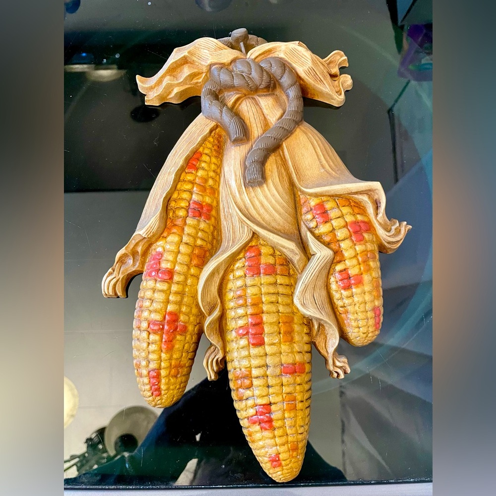 Vintage MCM Retro Burwood Ear of Corn Wall Art Decor